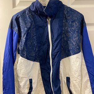 Mens 90s Vintage Reflective Windbreaker